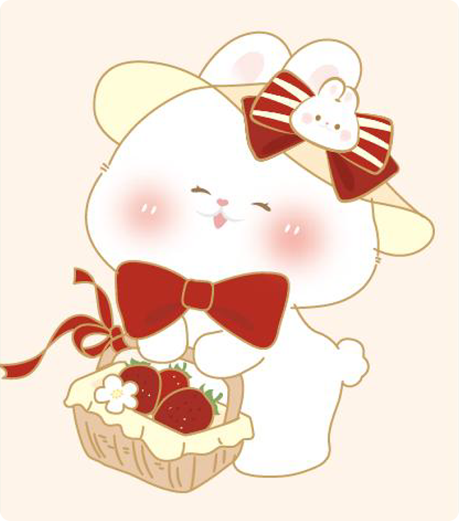 Серия «Сладкий клубничный кролик»